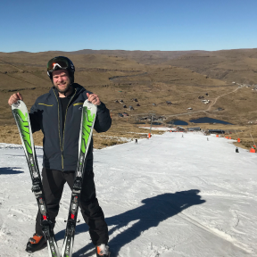 Stephan Skiing